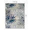 World Rug Gallery Modern Floral Reversible Plastic 7'10''X10' Navy Outdoor Rug 6054NAVY8X10 - alternate 2